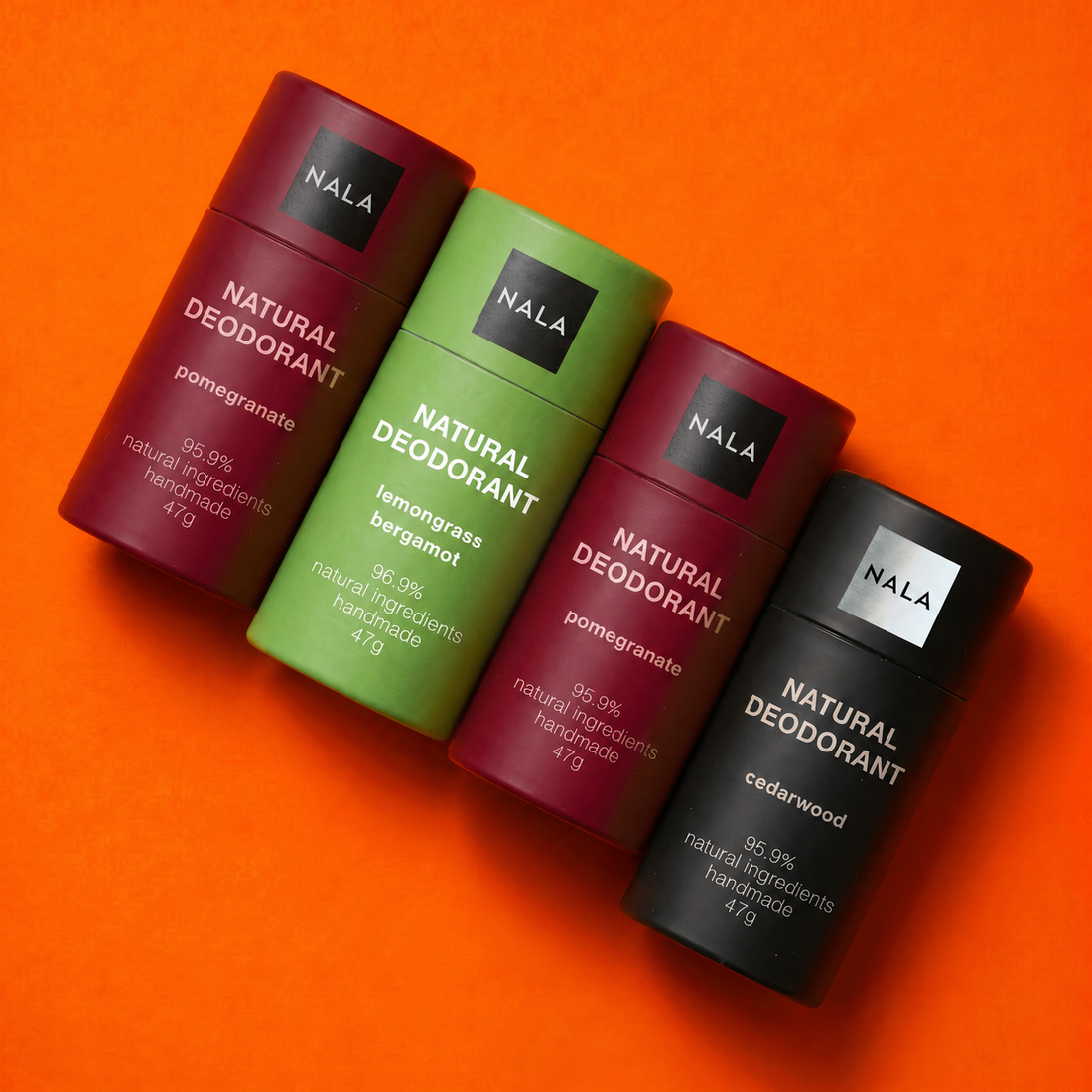 Pachet 3+1 Deodorante Naturale Stick - Warm &amp; Bright