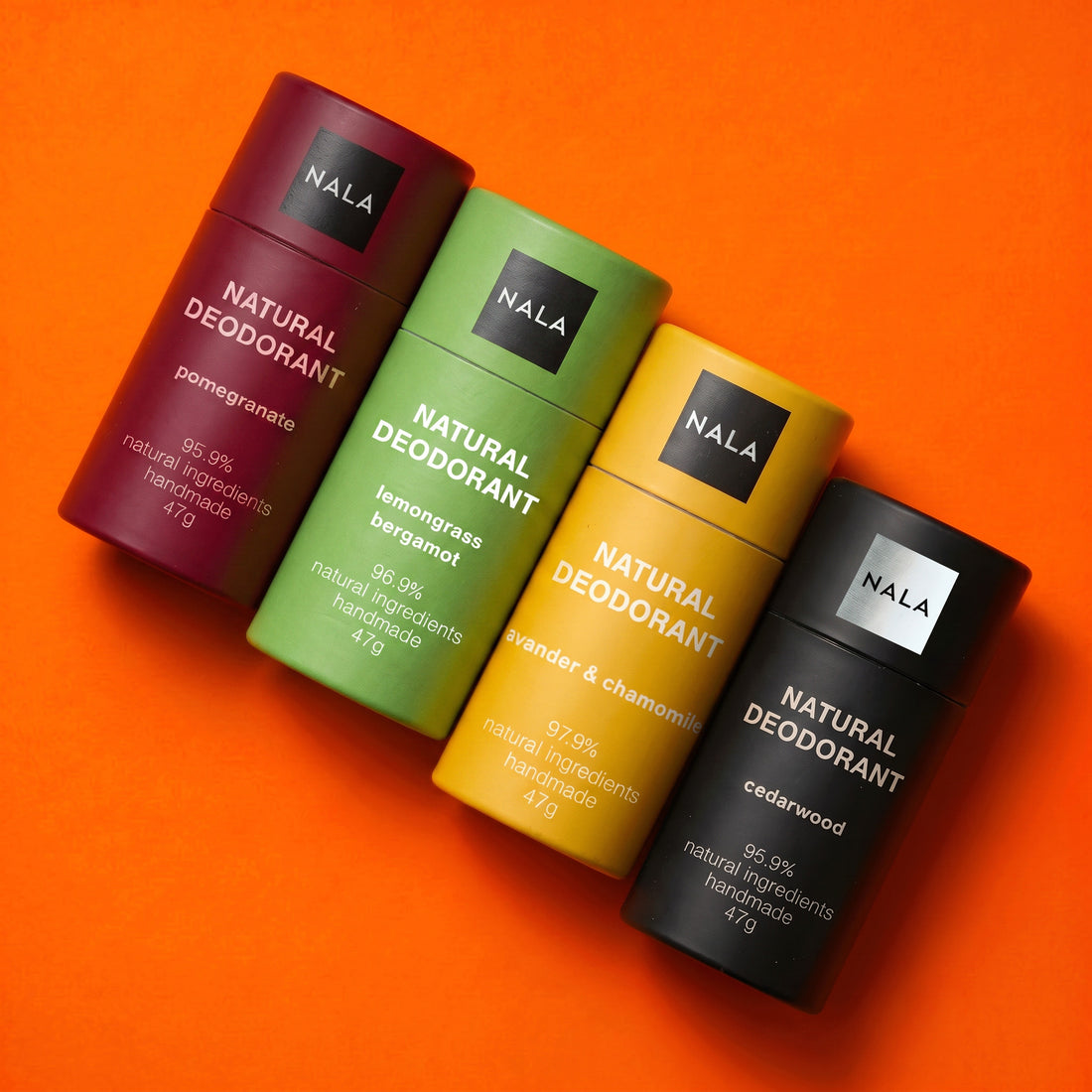 Pachet 3+1 Deodorante Naturale Stick - Warm &amp; Bright