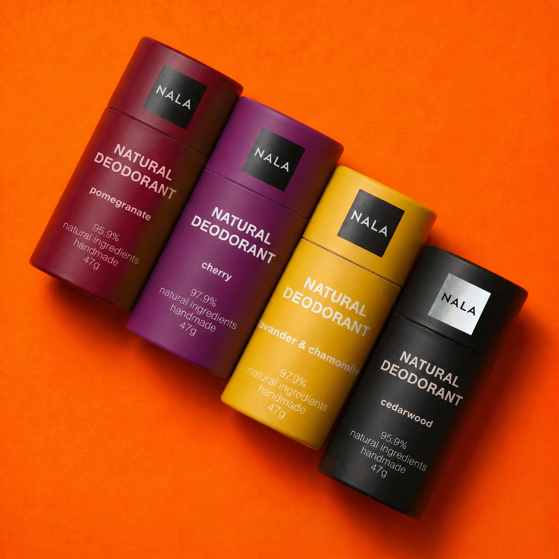 Pachet 3+1 Deodorante Naturale Stick - Warm &amp; Bright