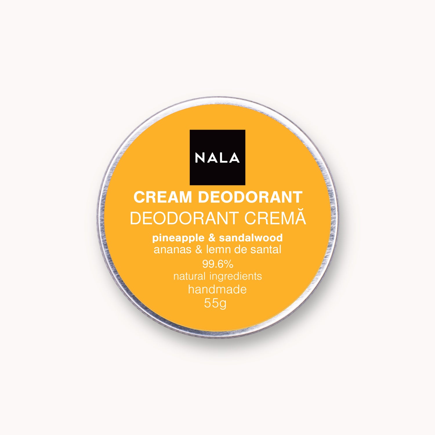 Deodorant Cremă - Ananas &amp; Lemn Santal