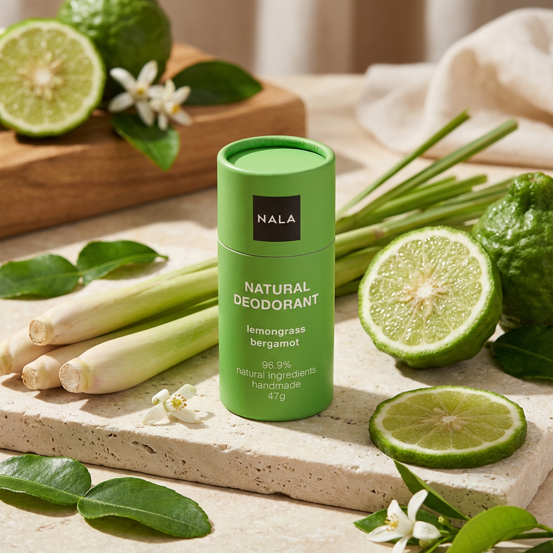 Deodorant Natural Stick - Lămâiță &amp; Bergamotă