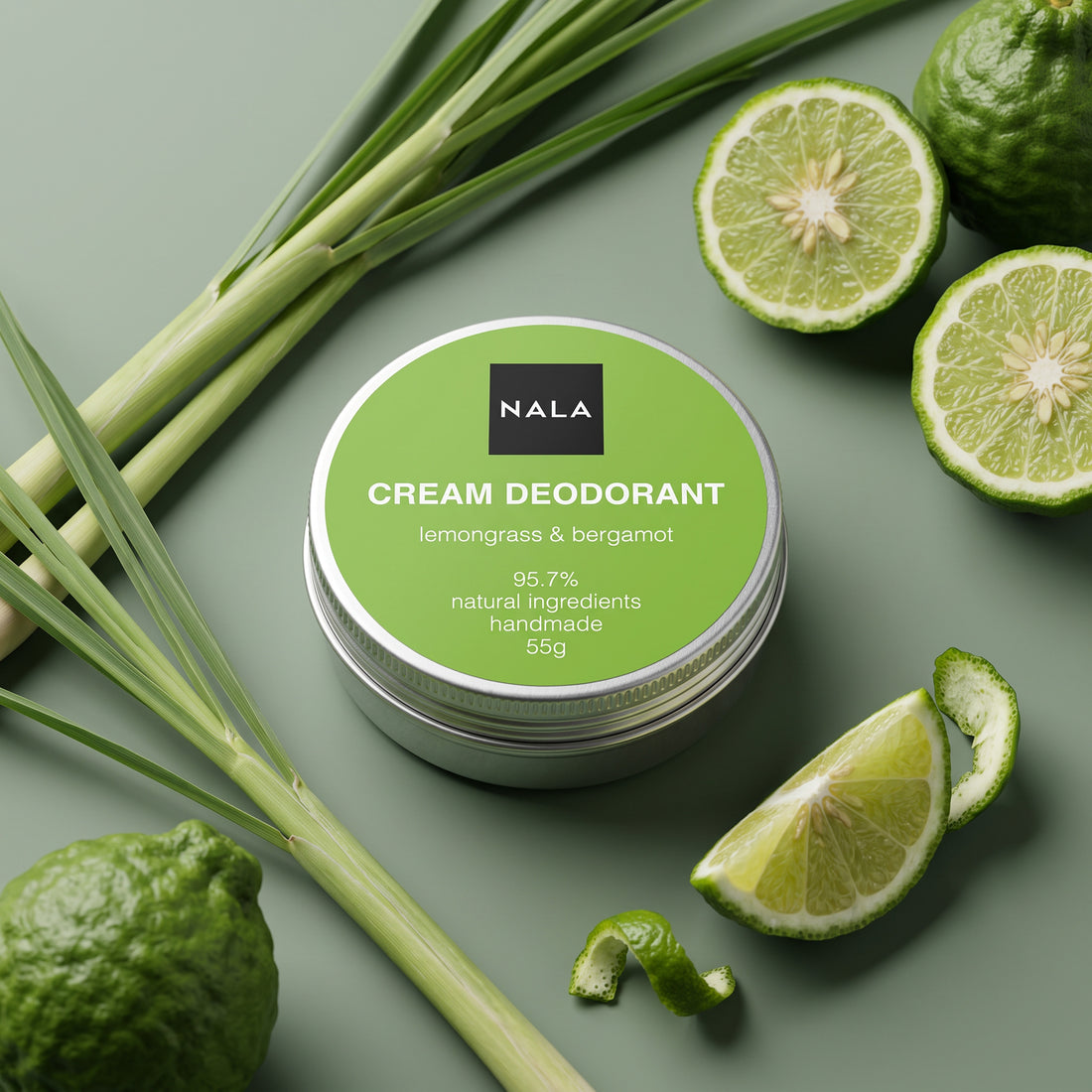 Deodorant Cremă - Bergamotă &amp; Lămâiță