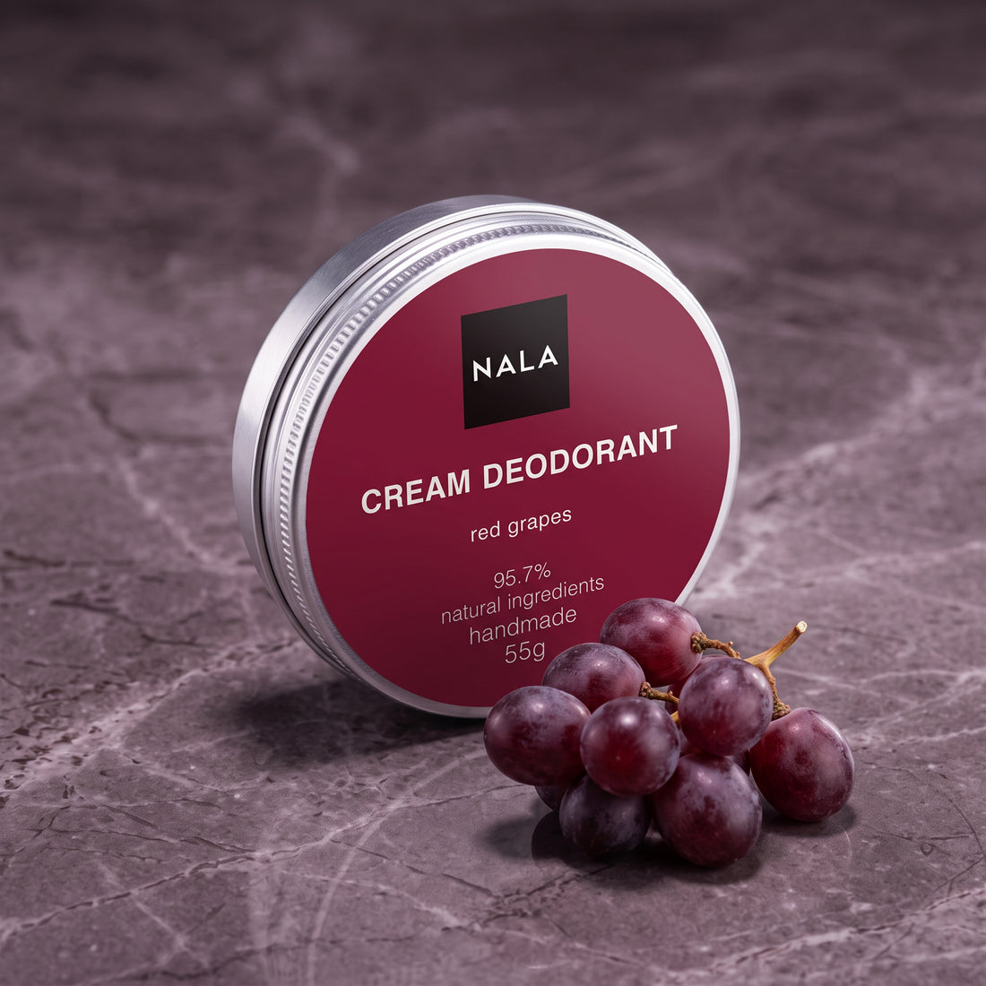 Deodorant Cremă - Struguri Roșii