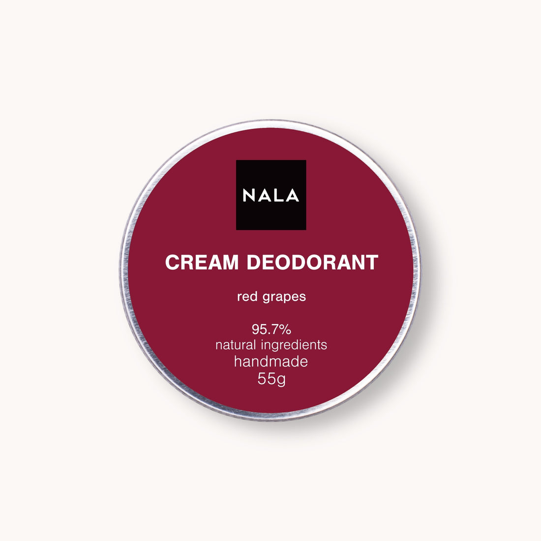 Deodorant Cremă - Struguri Roșii