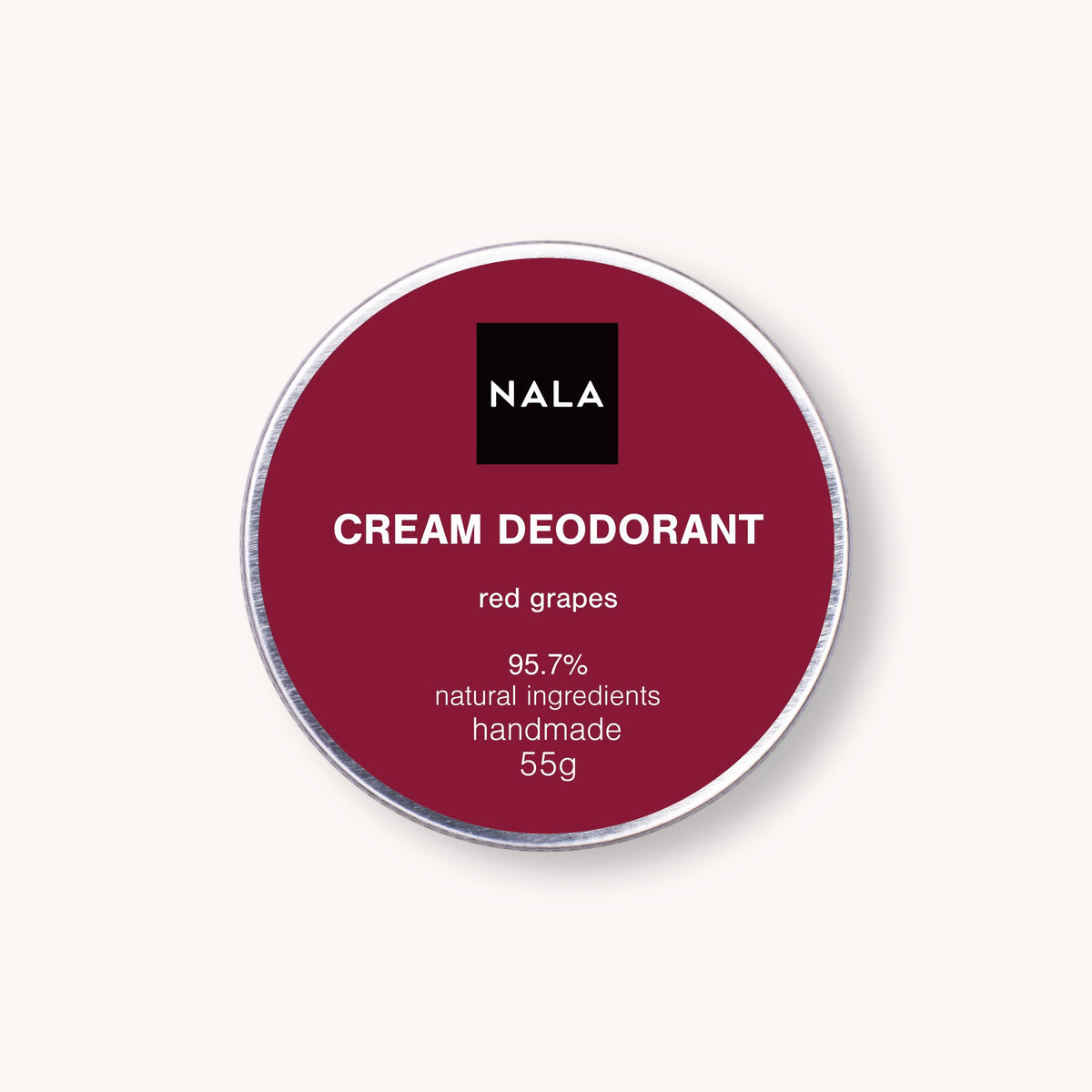 Deodorant Cremă - Struguri Roșii