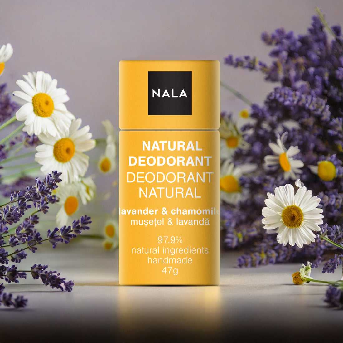 Deodorant Natural Stick - Mușețel &amp; Lavandă