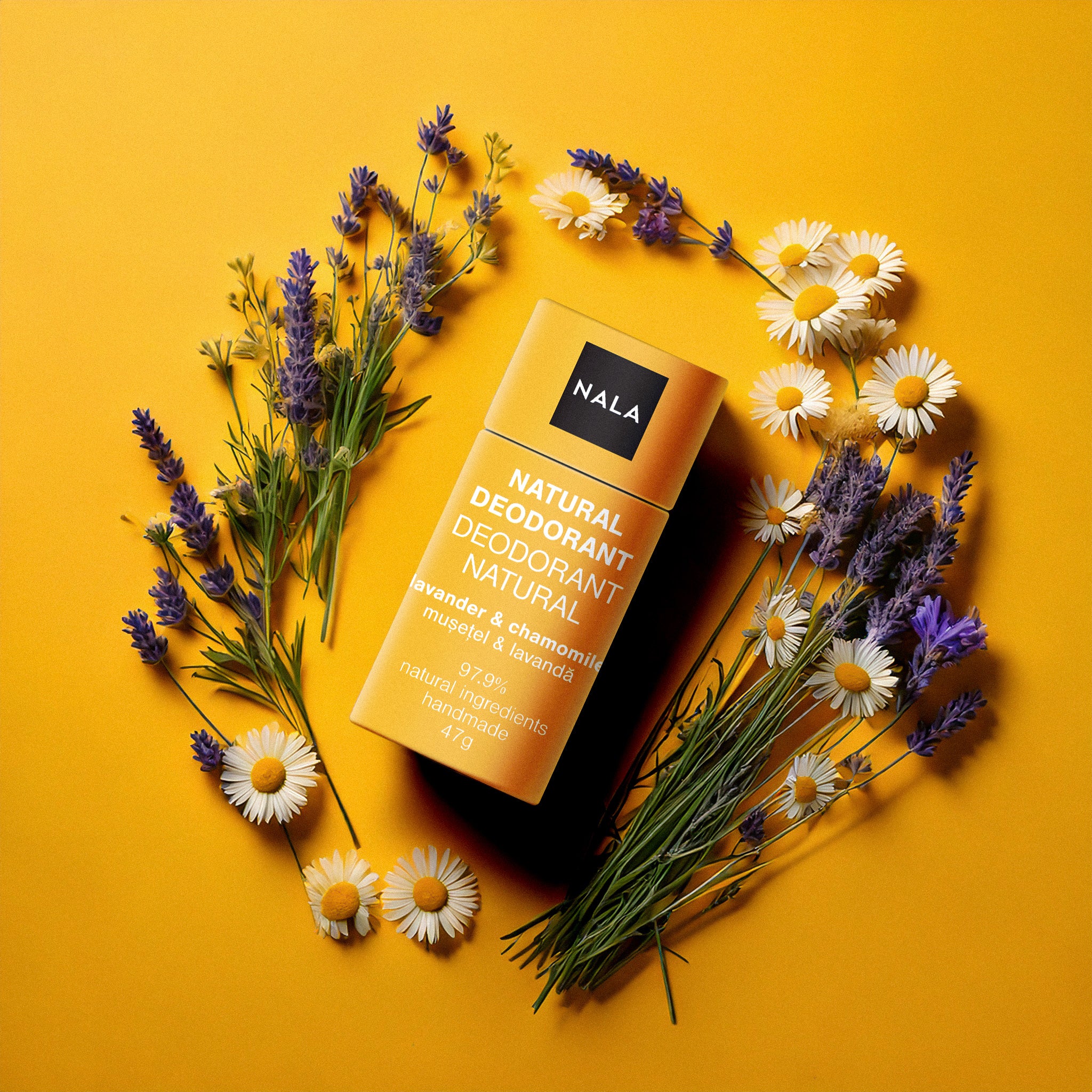 Deodorant Natural Stick - Mușețel &amp; Lavandă