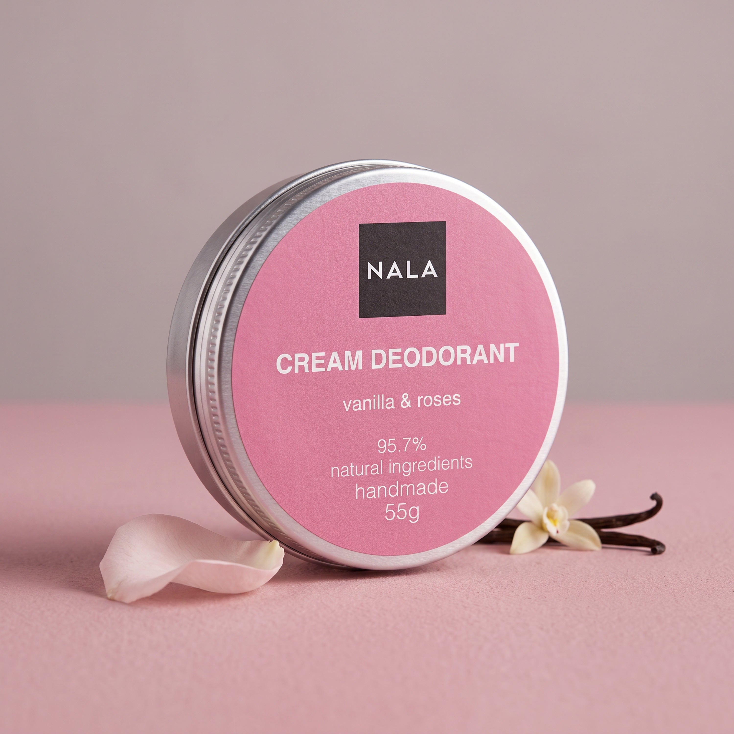 Deodorant Cremă - Vanilie &amp; Trandafiri