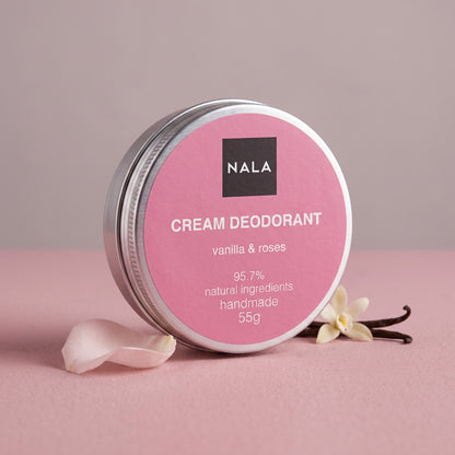 Deodorant Cremă - Vanilie &amp; Trandafiri