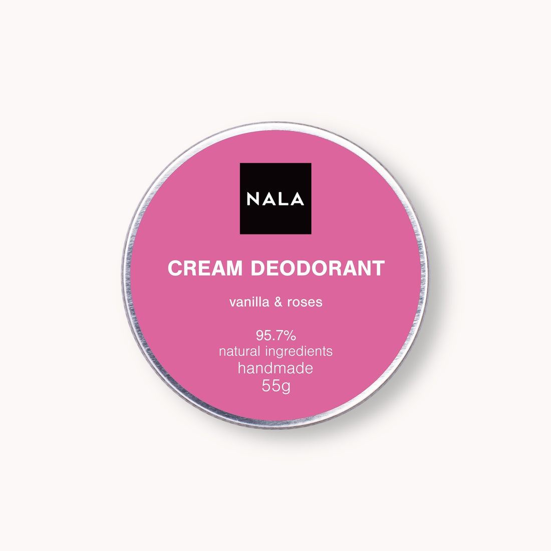 Deodorant Cremă - Vanilie &amp; Trandafiri