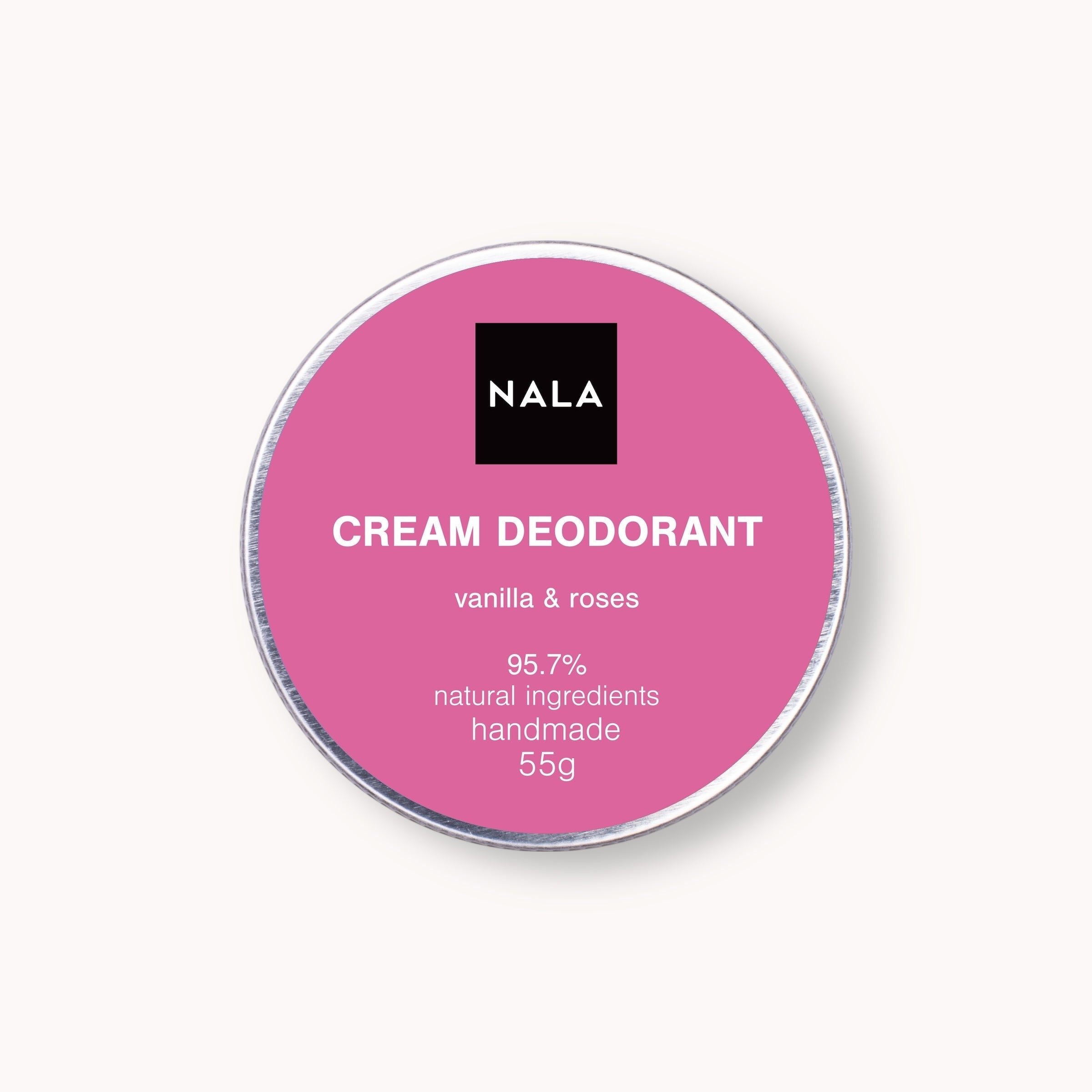 Deodorant Cremă - Vanilie &amp; Trandafiri