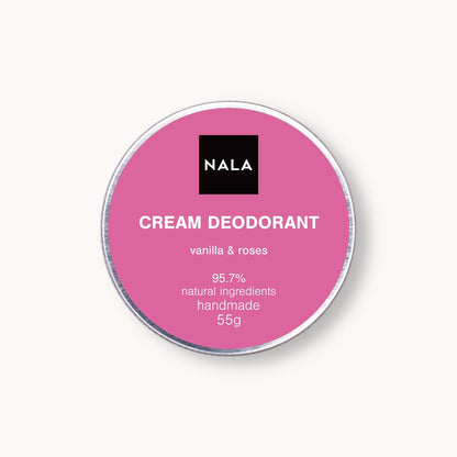 Deodorant Cremă - Vanilie &amp; Trandafiri