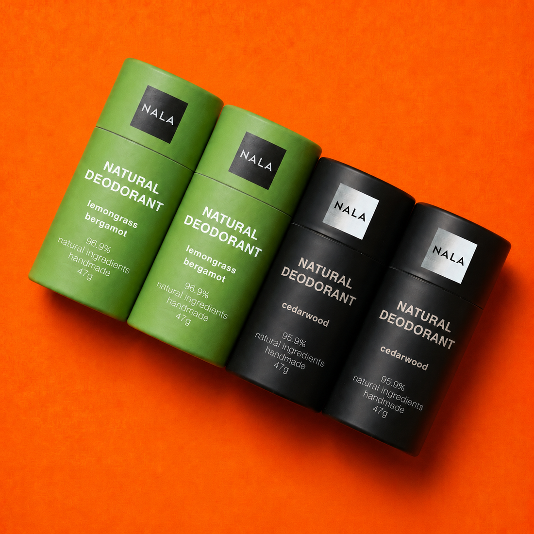 Pachet 3+1 Deodorante Naturale Stick - Bold &amp; Citrus