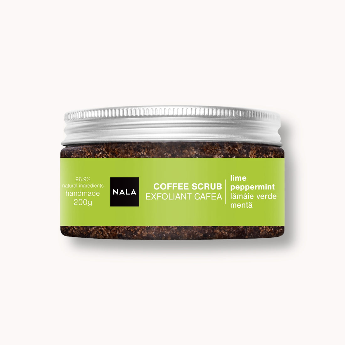 Scrub CAFEA - Lămâie Verde &amp; Mentă