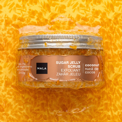 Exfoliant Zahăr Jeleu - Nucă de Cocos