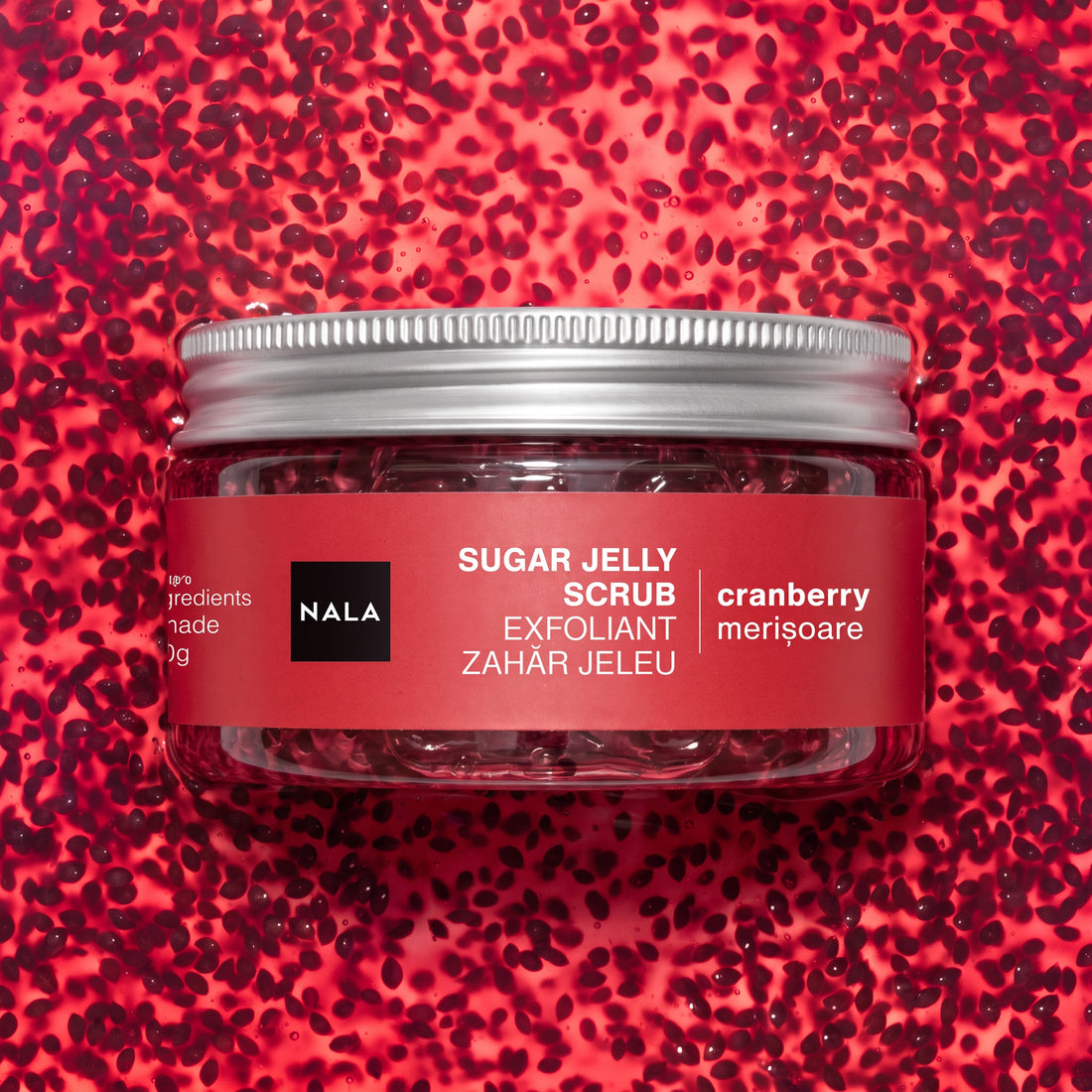 Exfoliant Zahăr Jeleu - Merișoare
