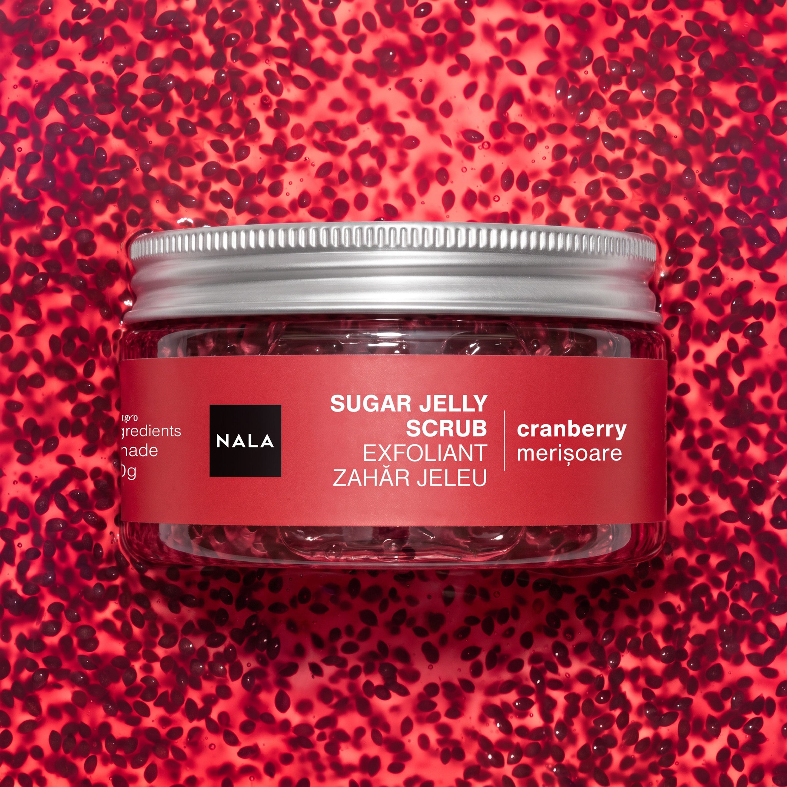 Exfoliant Zahăr Jeleu - Merișoare