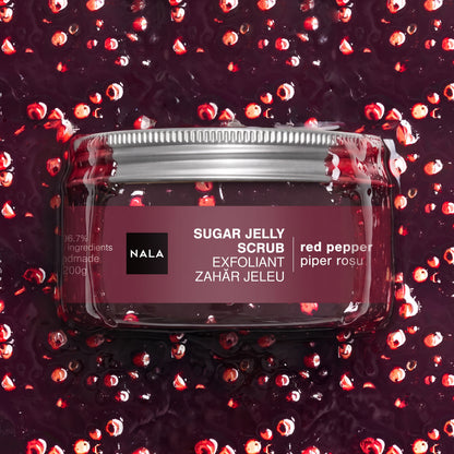 Exfoliant Zahăr Jeleu - Piper Roșu