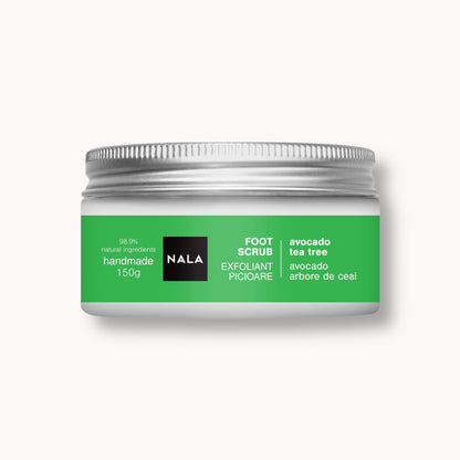 Exfoliant Picioare - Ulei de Avocado &amp; Arbore de Ceai