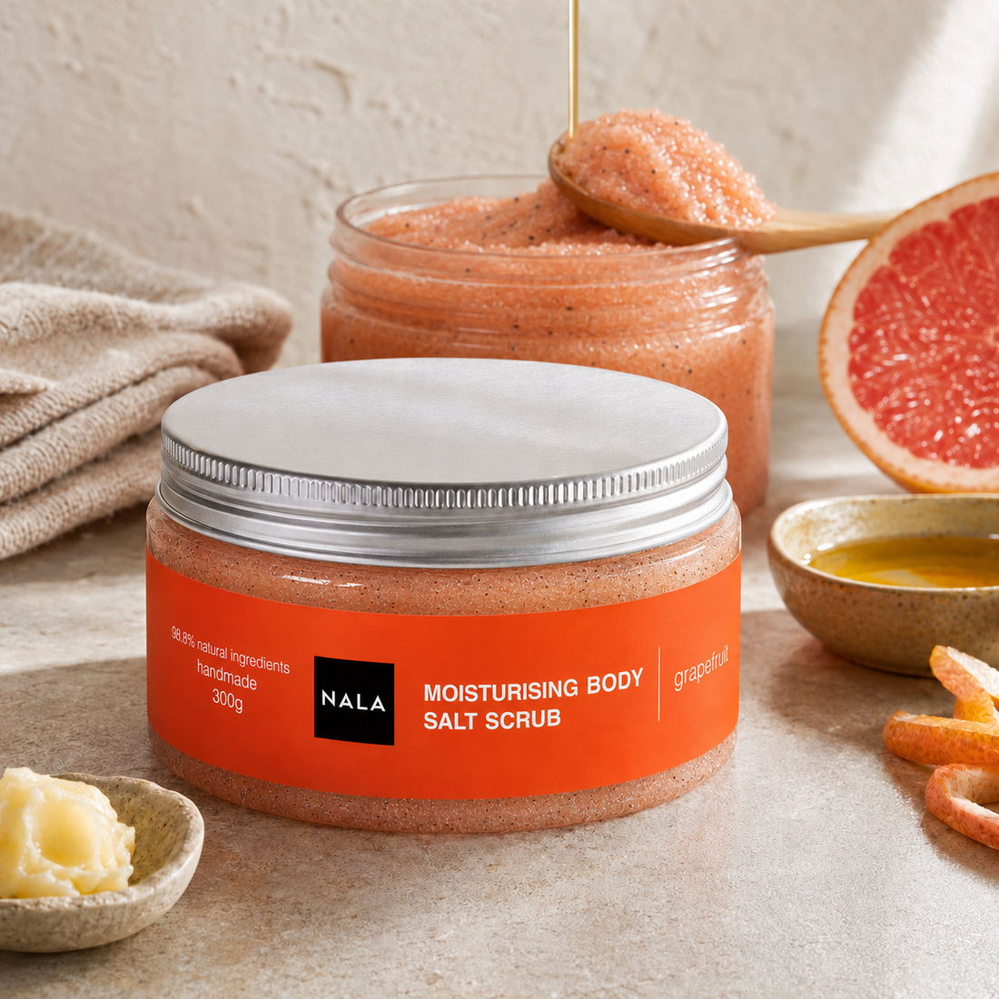 Scrub Sare Hidratant - Grapefruit