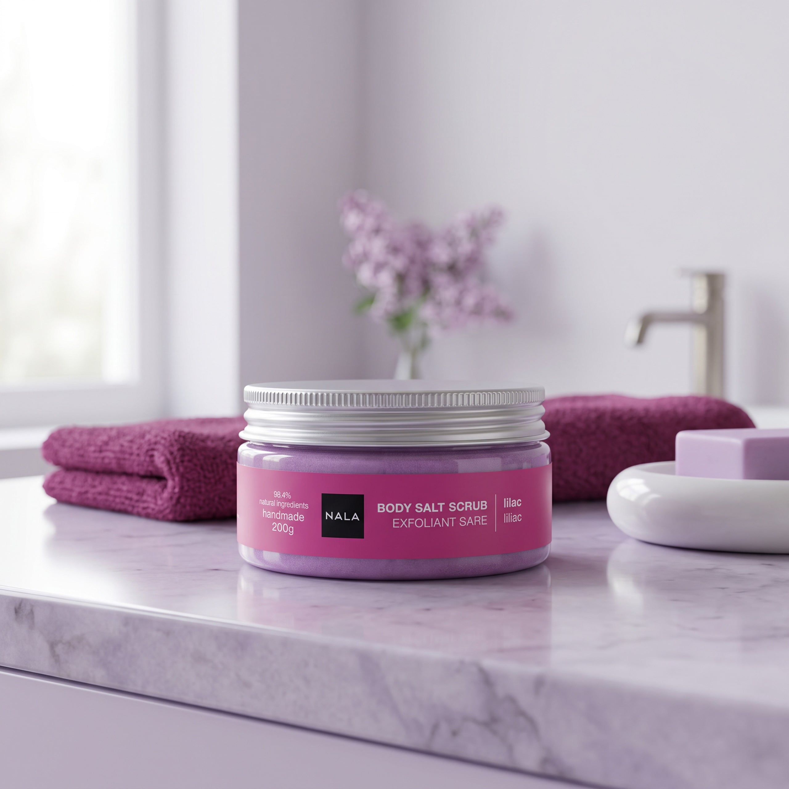 Scrub sare - Liliac
