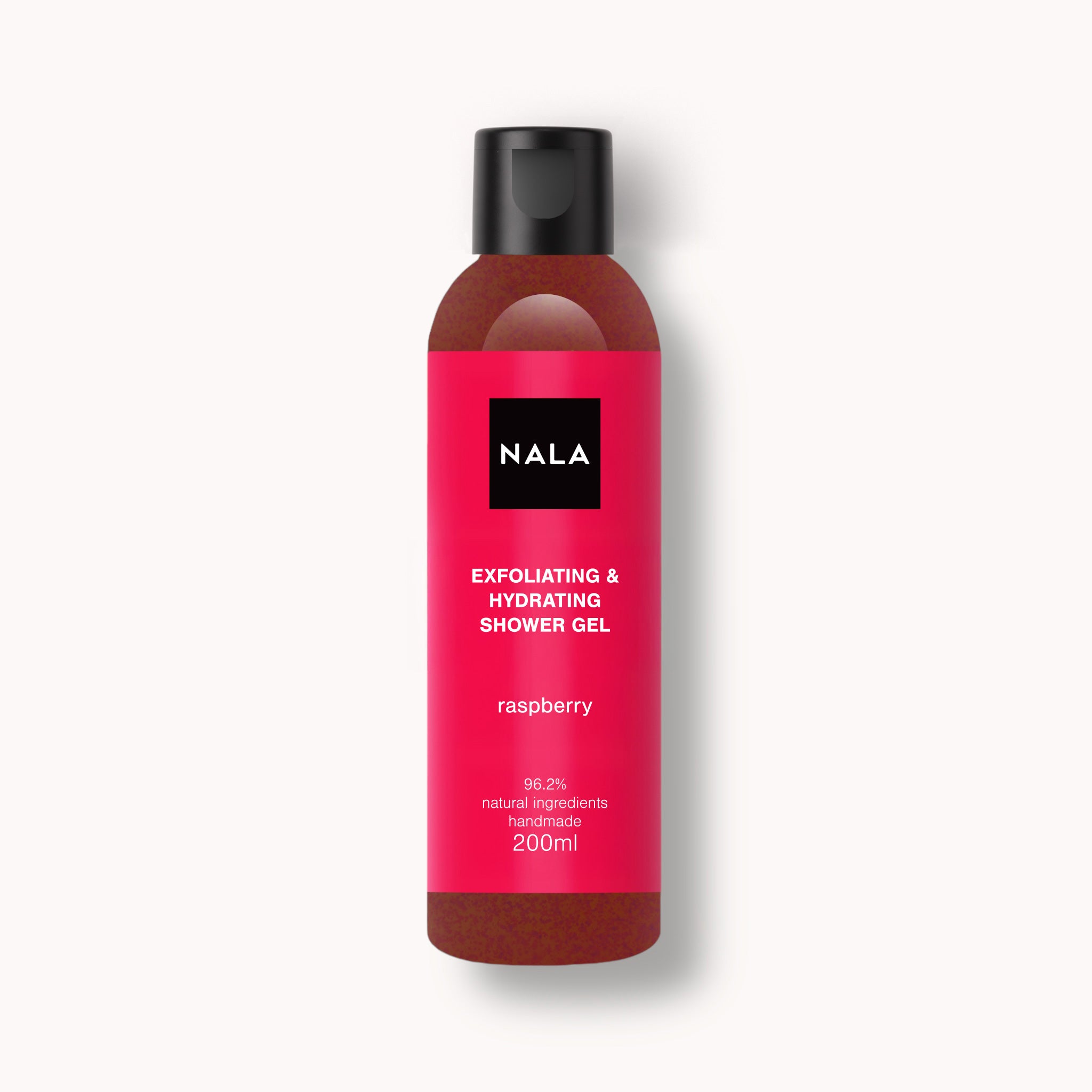 Gel de duș Exfoliant Hidratant - Zmeură