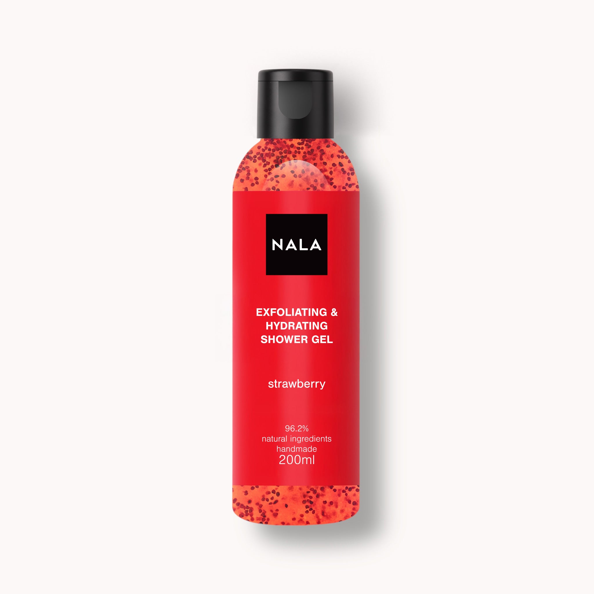 Gel de duș Exfoliant Hidratant - Căpșuni