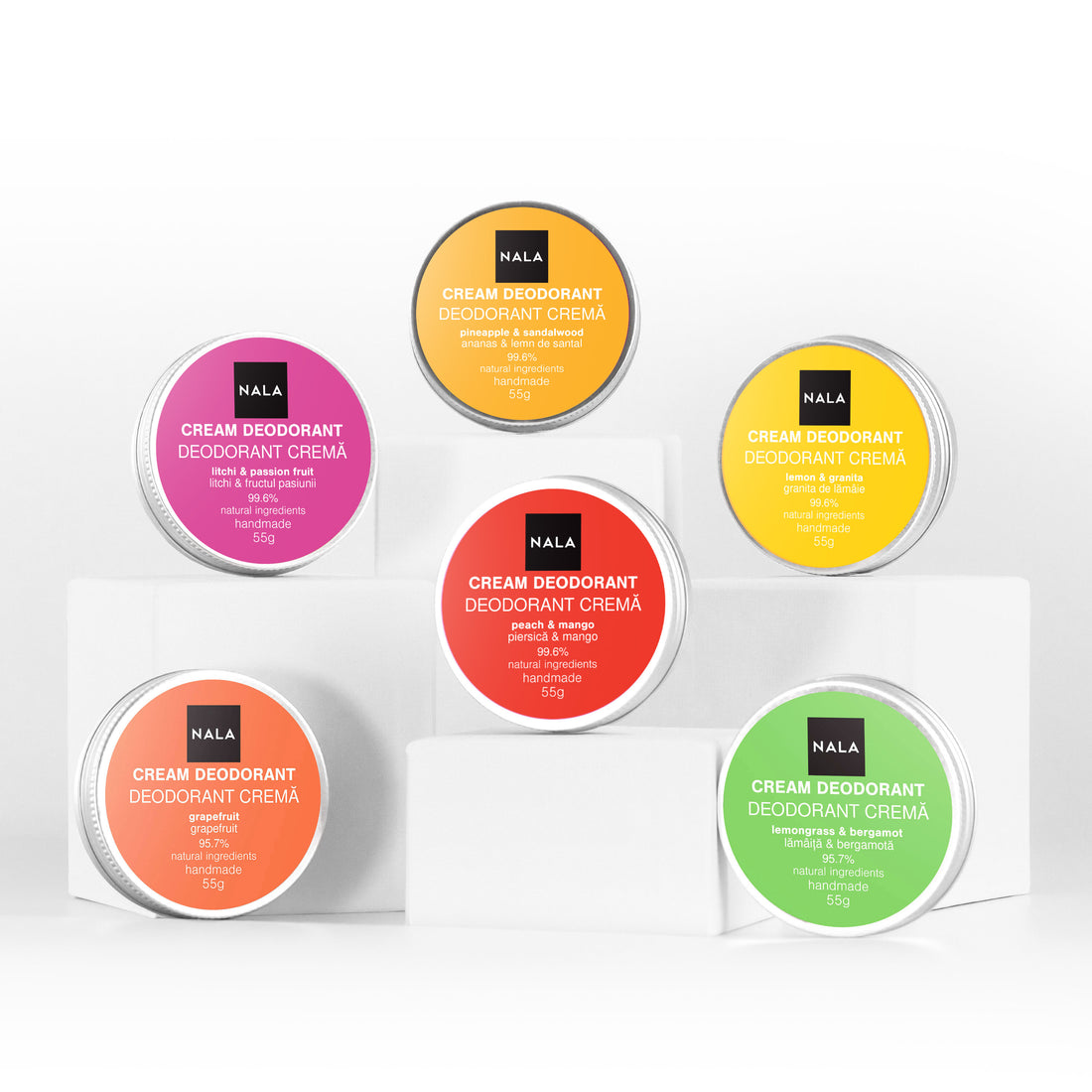 Pachet 6 x Deodorante Naturale - Exotic Glow