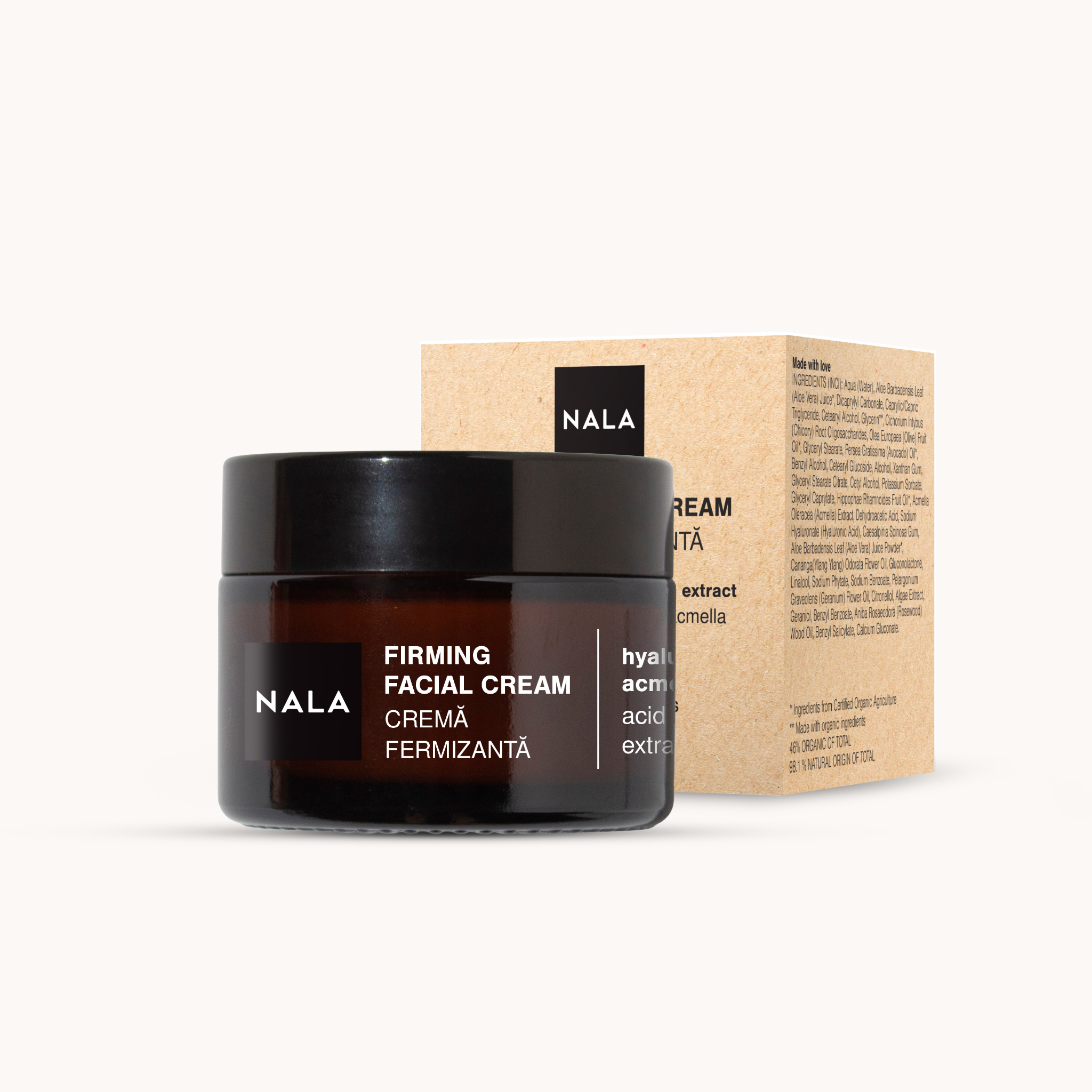 Cremă de față Fermizantă - Ten Matur -  Acid Hialuronic &amp; Acmella