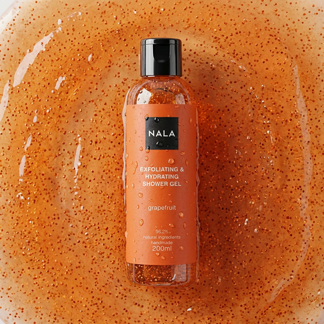 Gel de duș Exfoliant Hidratant - Grapefruit