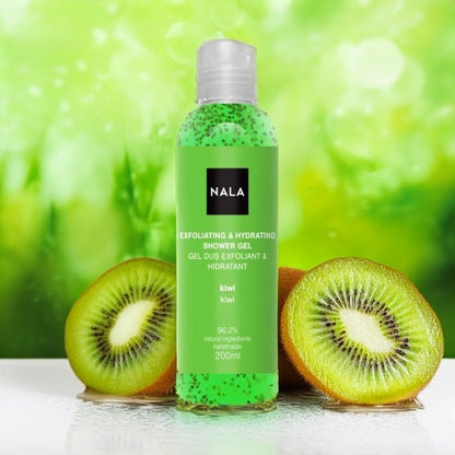 Gel de duș Exfoliant Hidratant - Kiwi