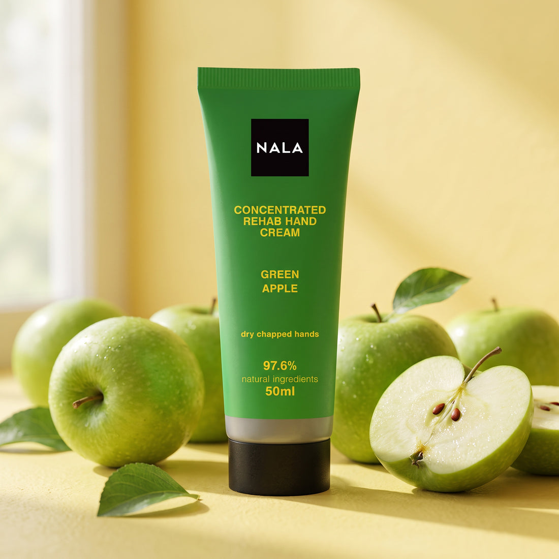 Cremă de Mâini Concentrată Regenerantă - Măr Verde