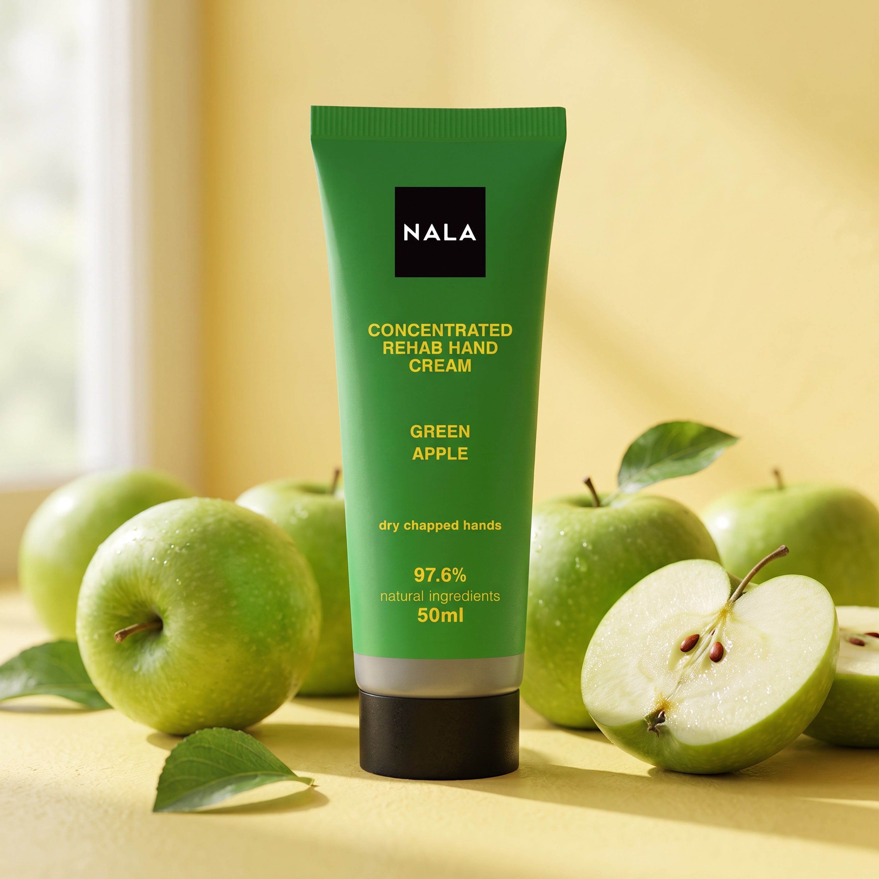 Cremă de Mâini Concentrată Regenerantă - Măr Verde