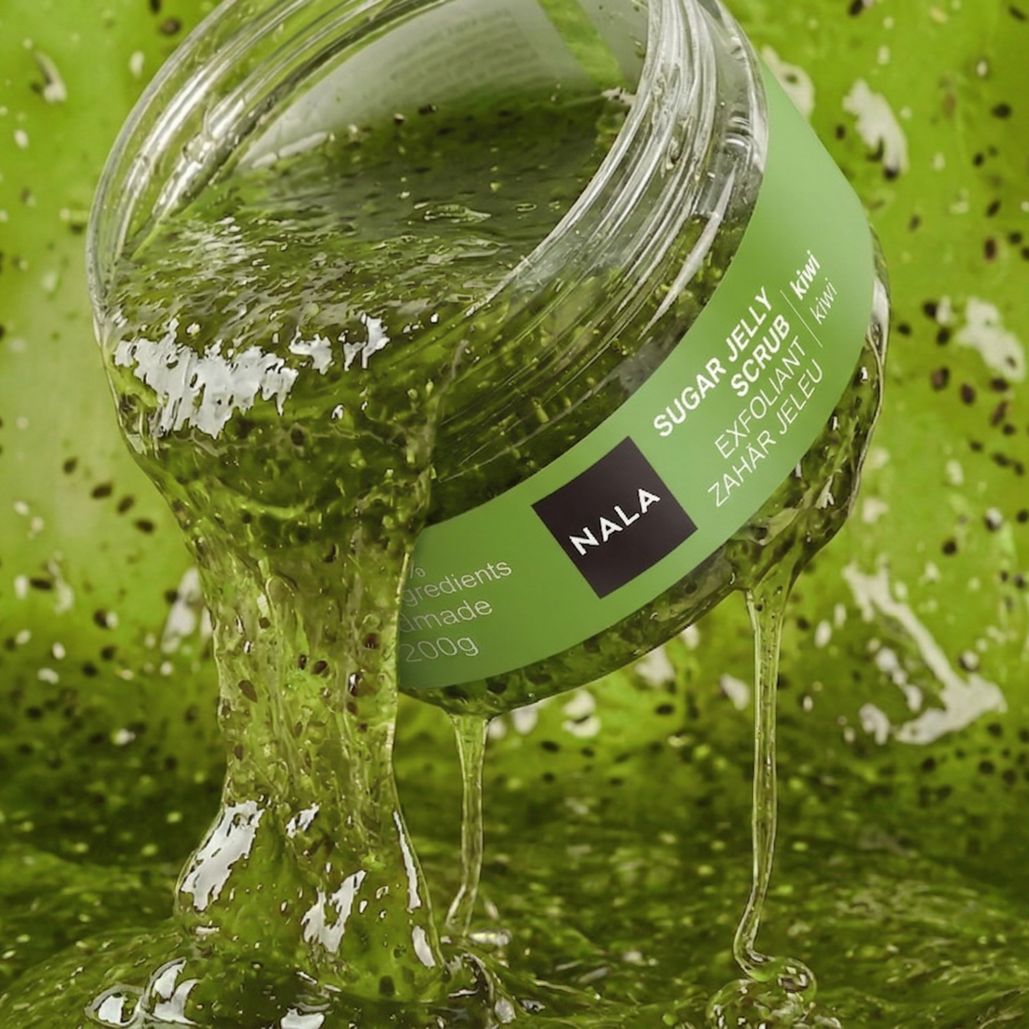 Exfoliant Zahăr Jeleu - Kiwi