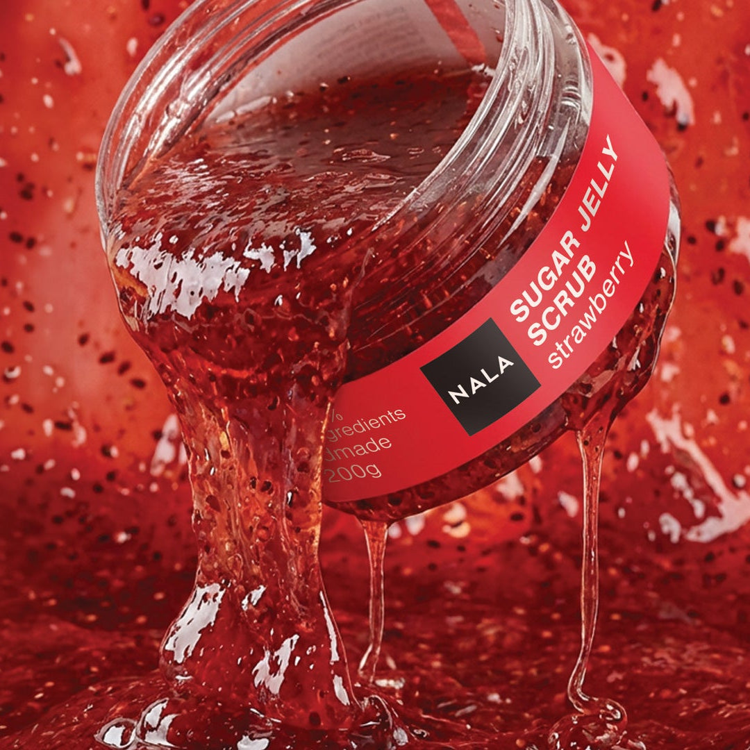 Exfoliant Zahăr Jeleu - Căpșuni