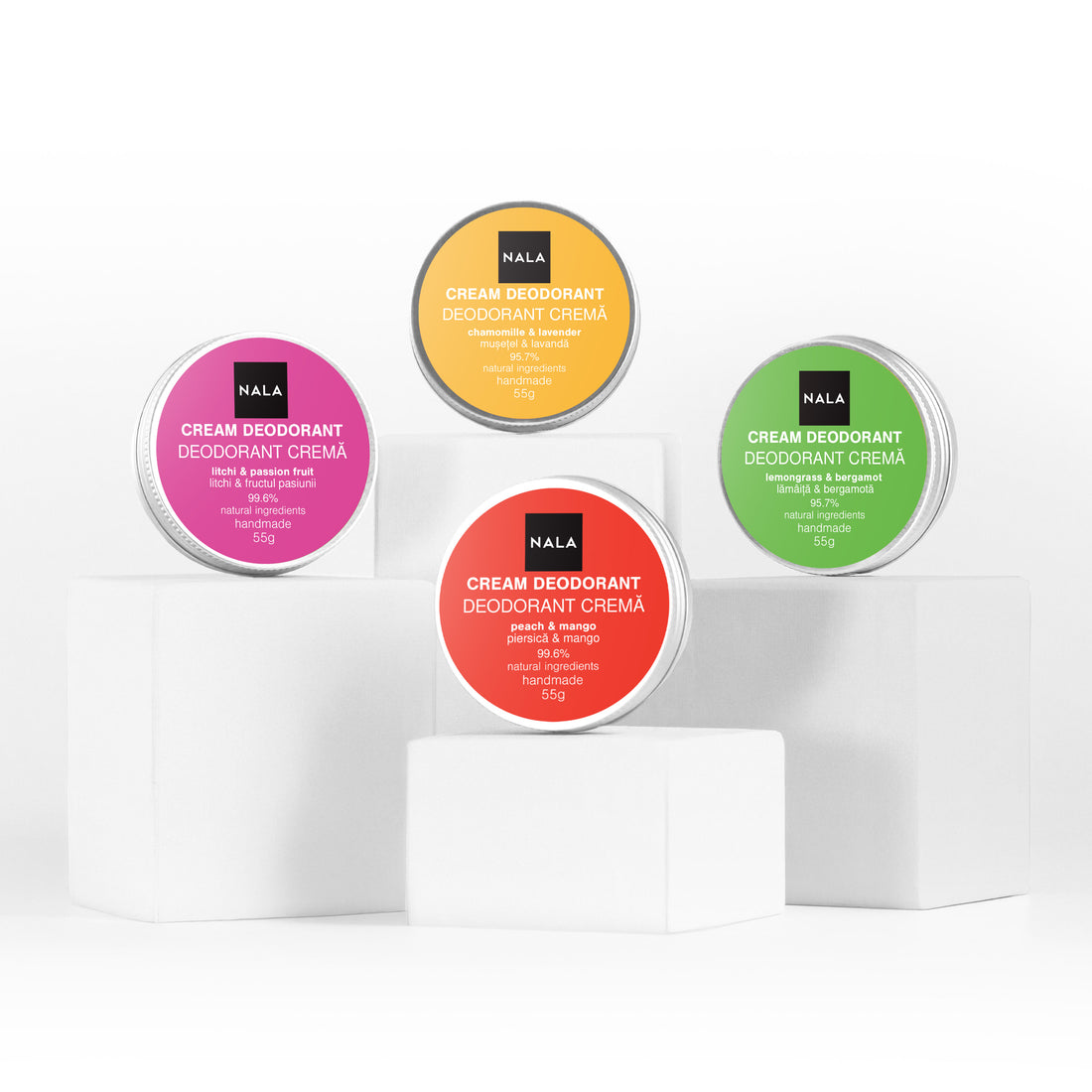Pachet 4 x Deodorante Naturale - Natural Balance