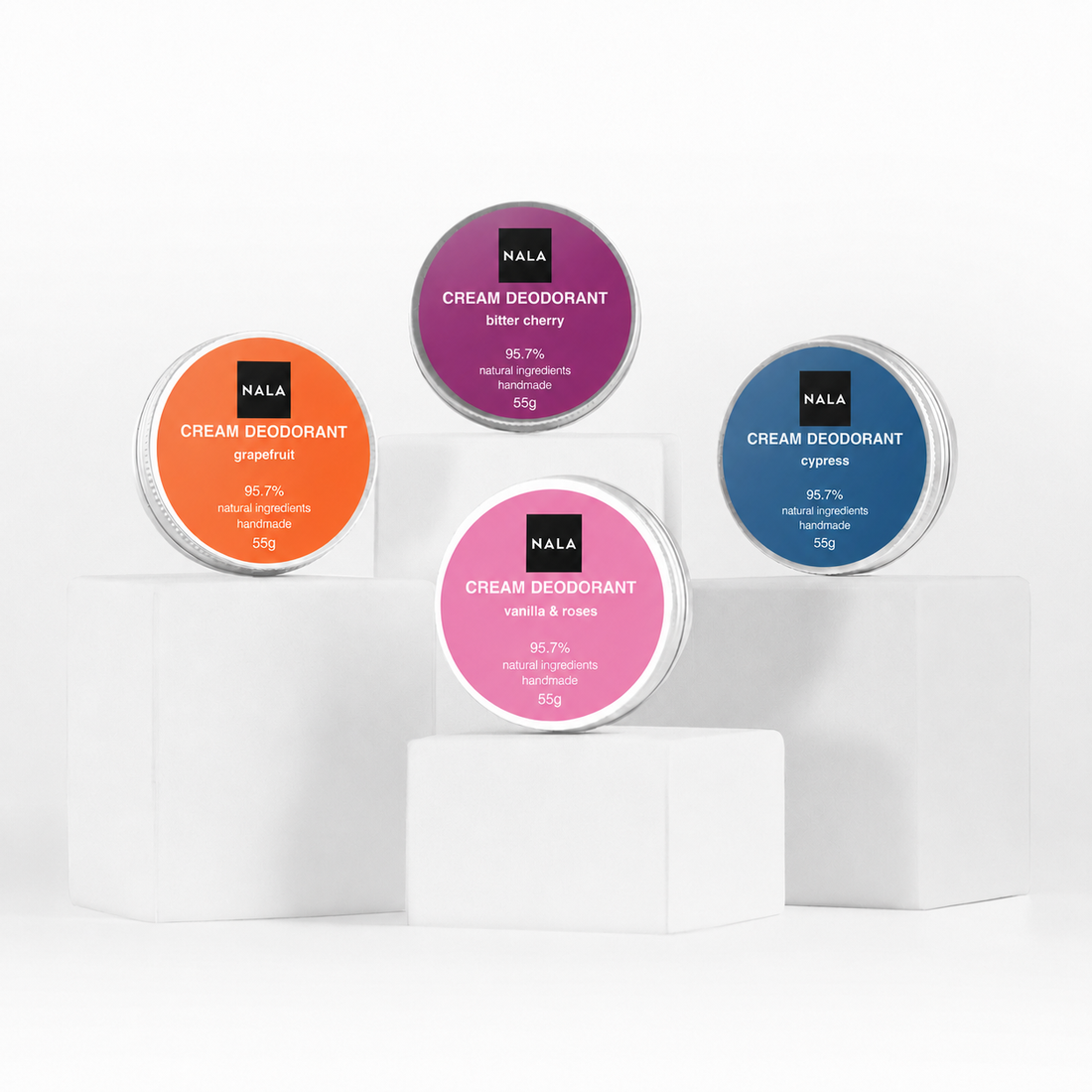 Pachet 3+1 Deodorante Naturale Cremă - Esențial