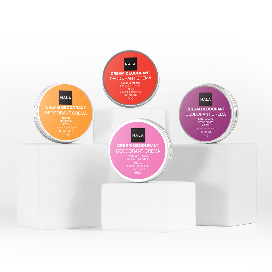 Pachet 4 x Deodorante Naturale - Fresh Mode ON
