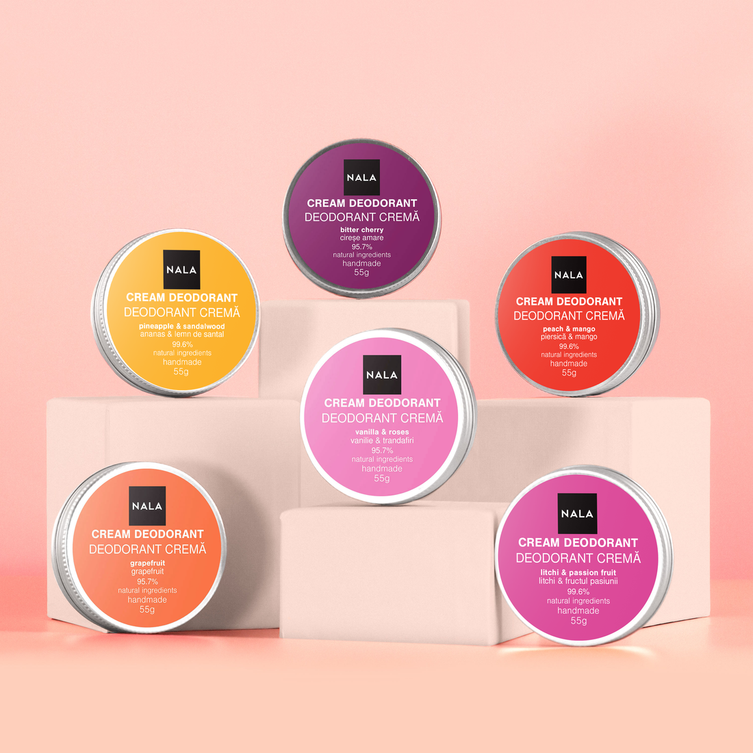 Pachet 6 x Deodorante Naturale - Esențial