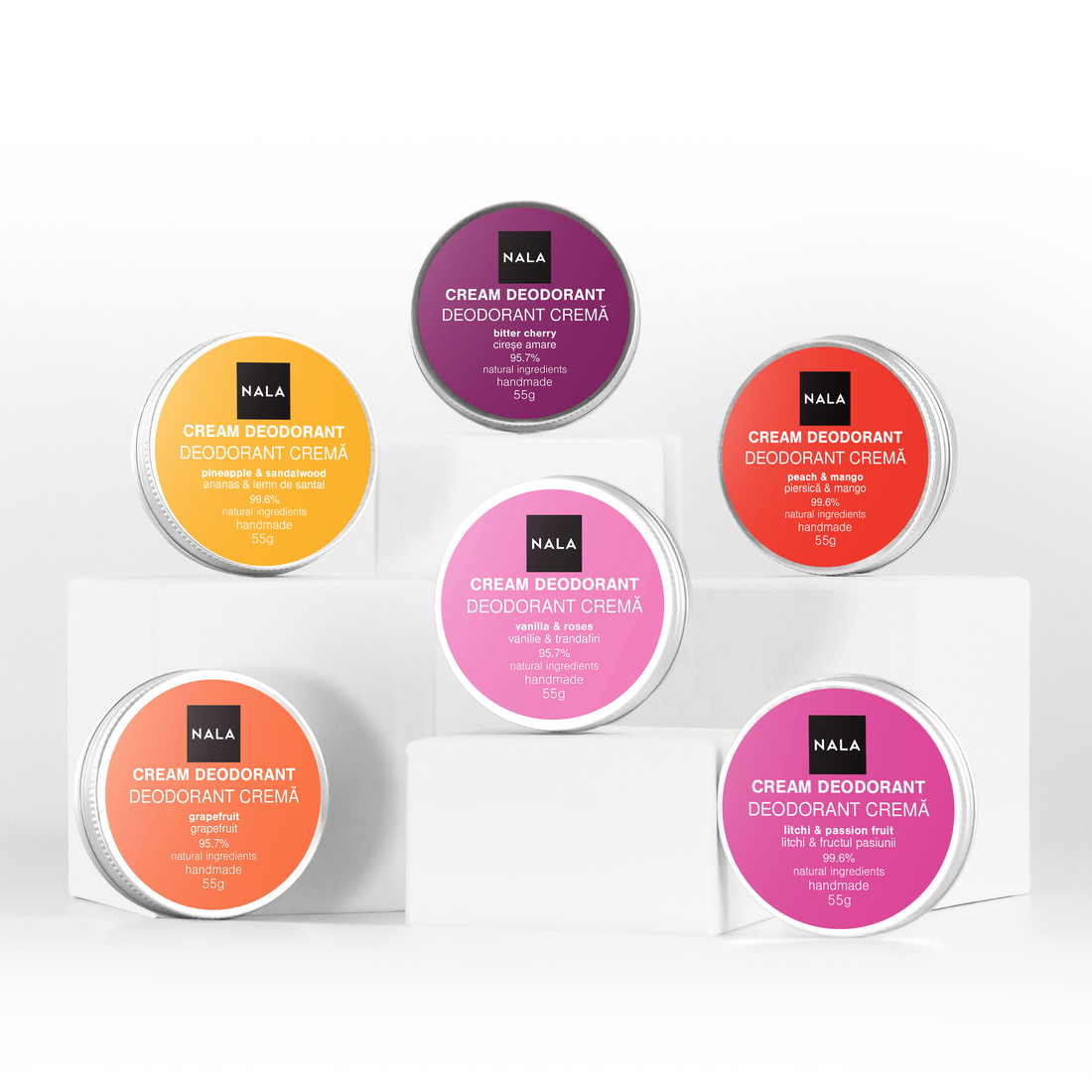 Pachet 6 x Deodorante Naturale - Esențial