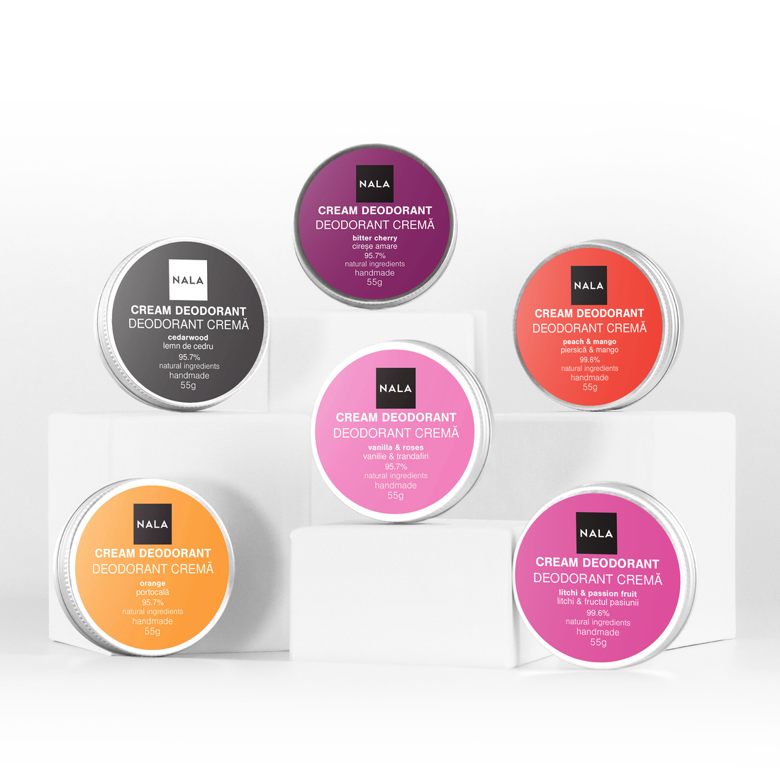 Pachet 6 x Deodorante Naturale - Fresh Mode ON