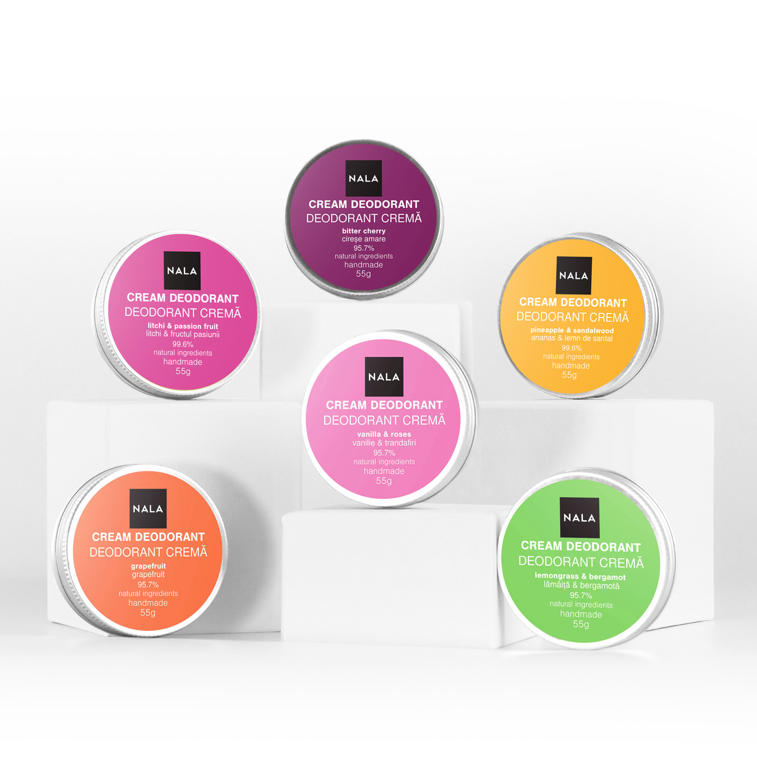 Pachet 6 x Deodorante Naturale - Fresh Start