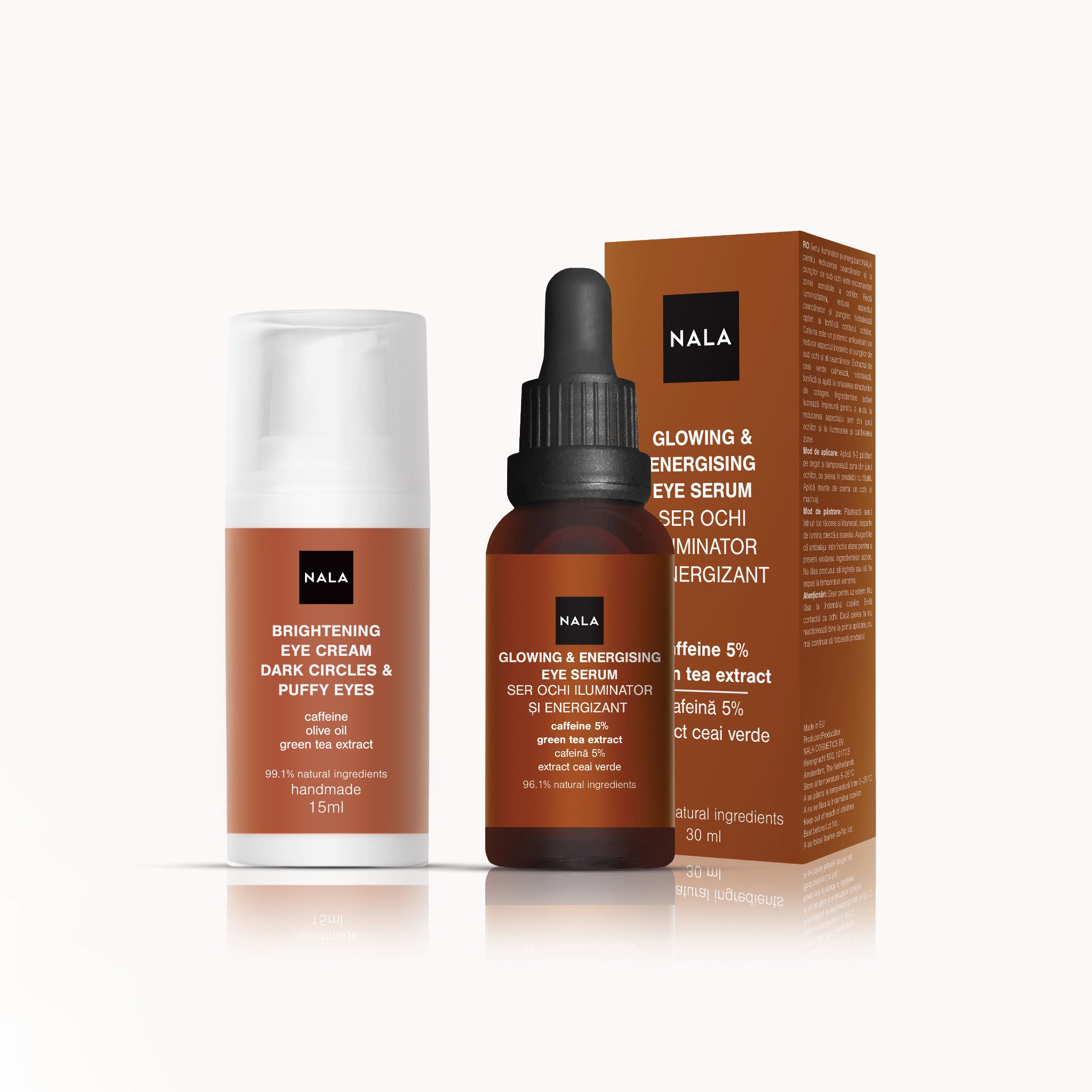 Rutina EYE ENERGY - Ser &amp; Cremă Iluminatoare cu Cafeină