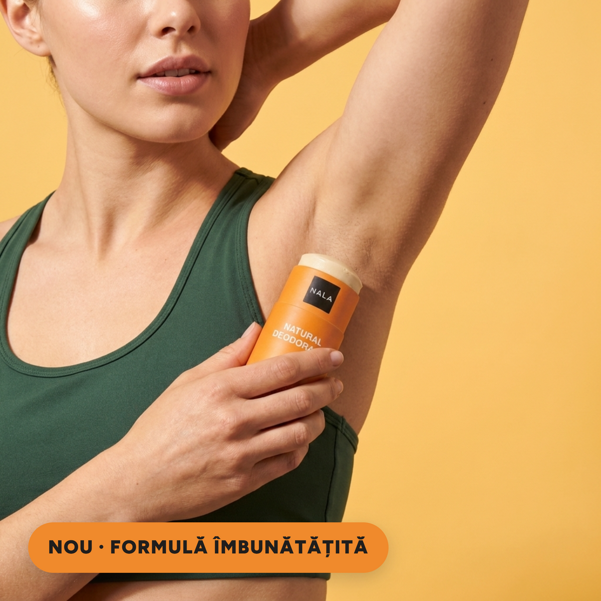 Deodorant Natural Stick NOU - Portocală