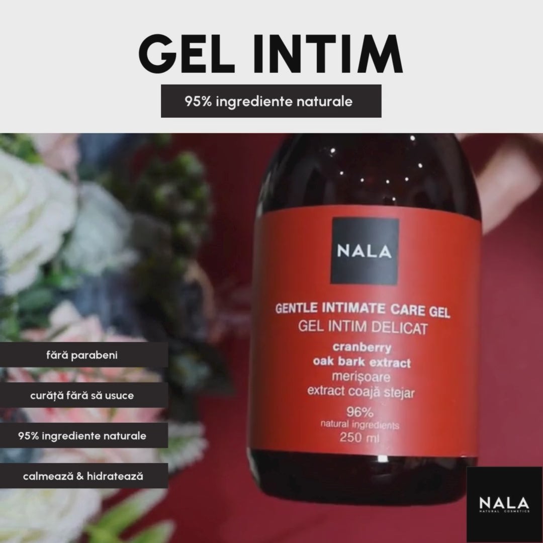 Gel delicat igienă intimă - Merișoare &amp; Extract Coajă Stejar