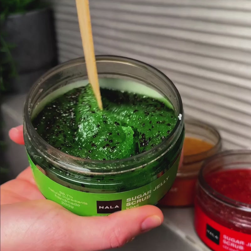 Exfoliant Zahăr Jeleu - Kiwi