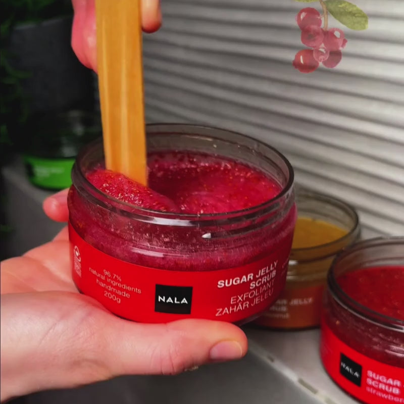 Exfoliant Zahăr Jeleu - Merișoare