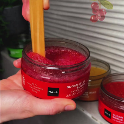 Exfoliant Zahăr Jeleu - Merișoare