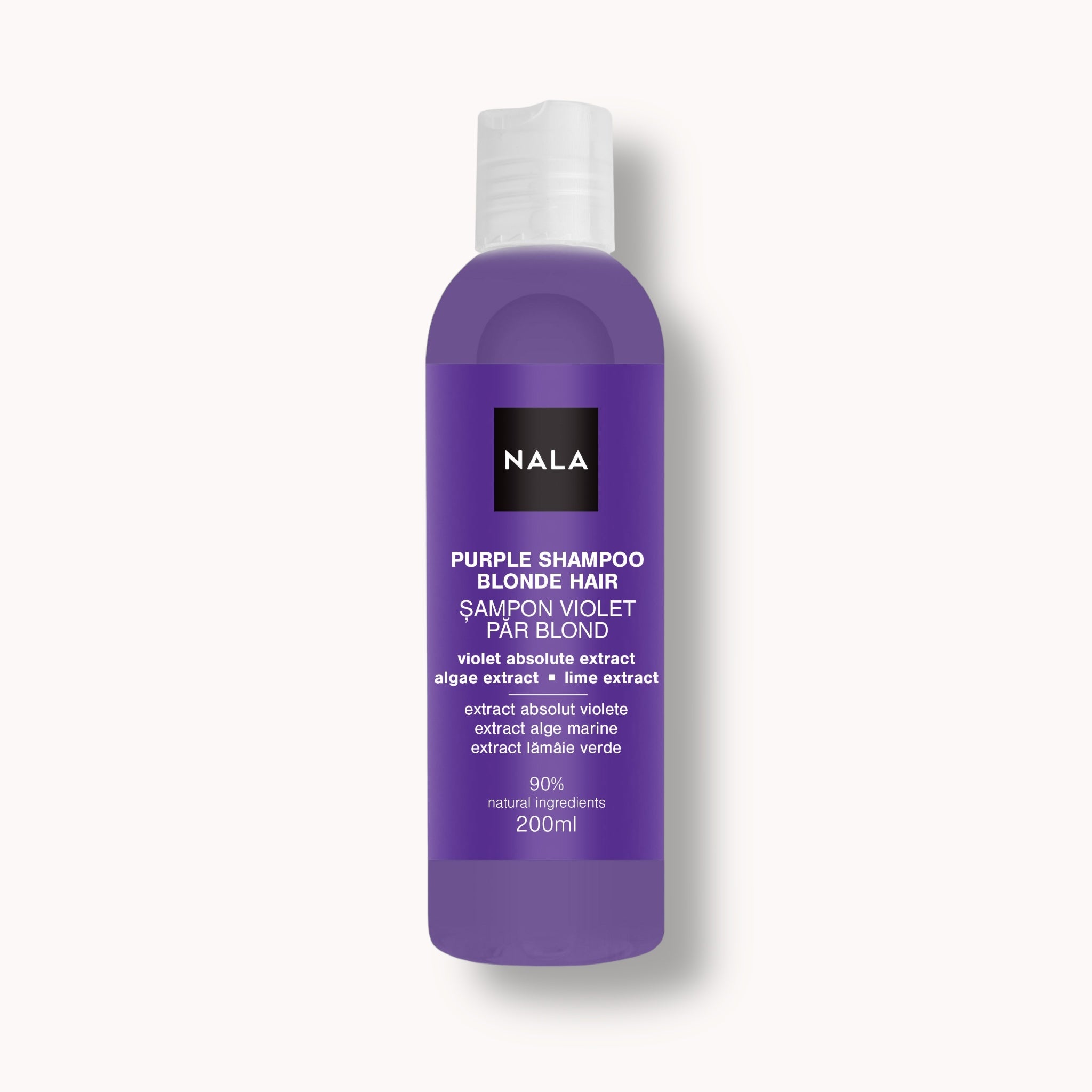 Șampon Violet Păr Blond - Extract Absolut Violete, Alge Marine, Lămâie Verde