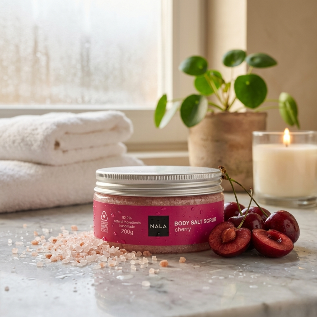 Scrub sare - Cireșe